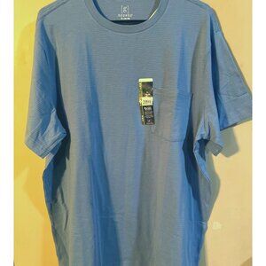 New George Mens Cornflower Blue XL(46-48) Shirt Short Sleeve Crew Neck NWT